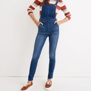 Madewell Skinny Overalls in Santiago Wash